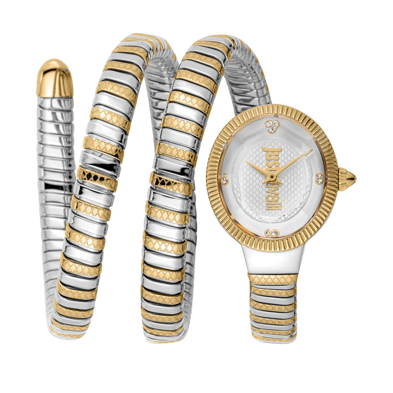 Just Cavalli Women's Signature Snake Quartz Watch