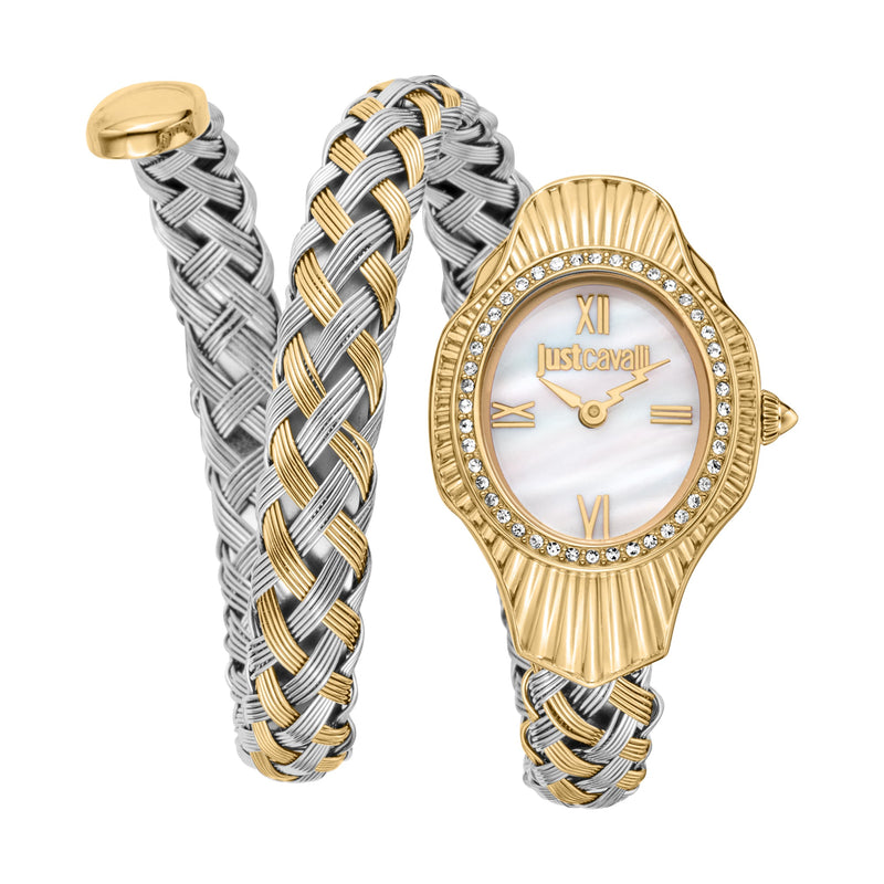 Just Cavalli Women's Signature Snake Quartz Watch