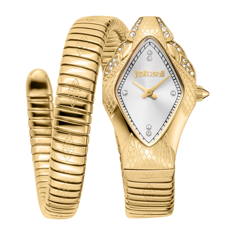 Just Cavalli Women's Signature Snake Quartz Watch