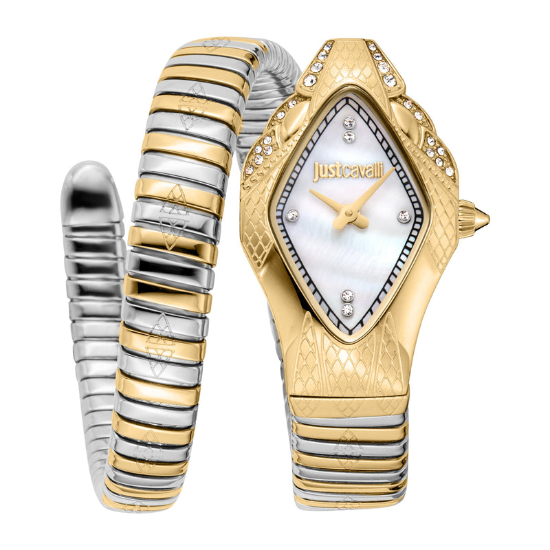 Just Cavalli Women's Signature Snake Quartz Watch