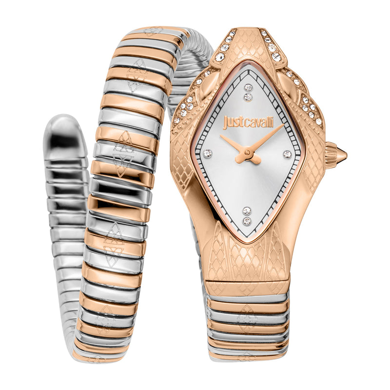 Just Cavalli Women's Signature Snake Quartz Watch