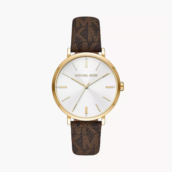 Michael Kors Addyson Women's Brown Pvc Watch