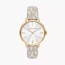 Michael Kors Addyson Women's White Pvc Watch
