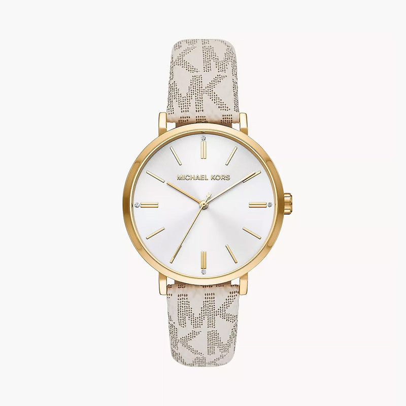 Michael Kors Addyson Women's White Pvc Watch