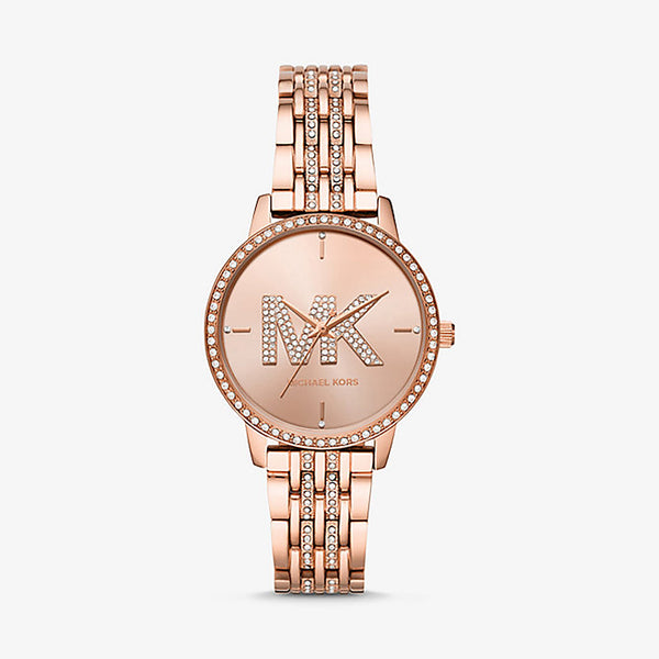 Michael Kors Melissa Women's Rose Gold Stainless Steel Watch