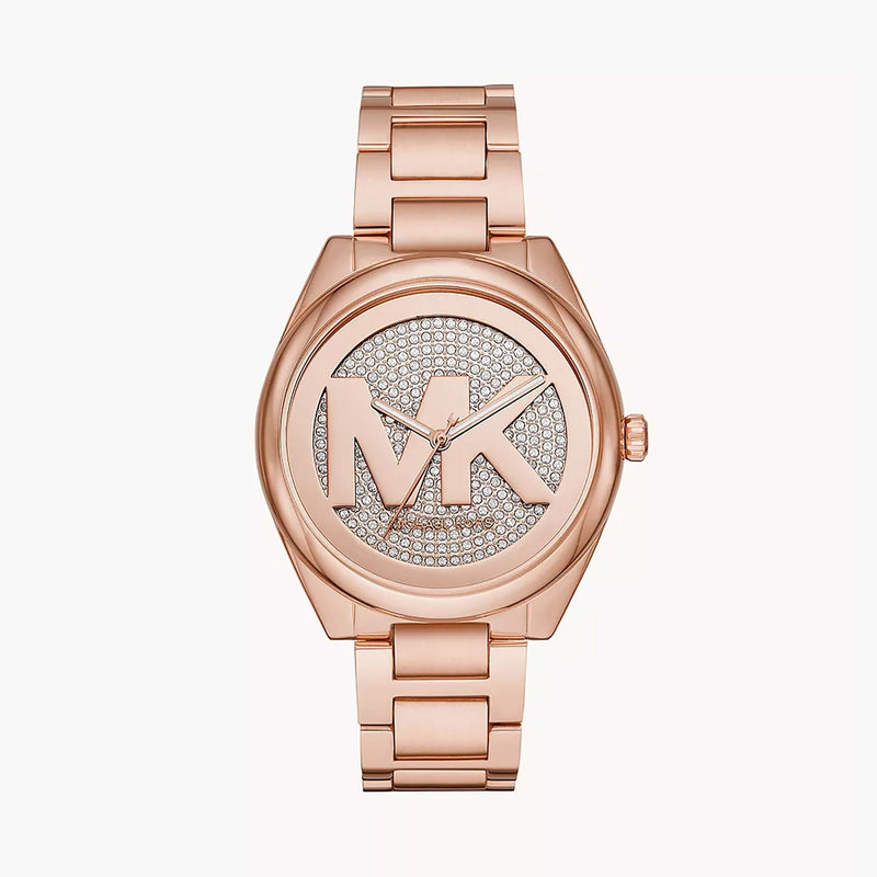 Michael Kors Janelle Women's Rose Gold Stainless Steel Watch