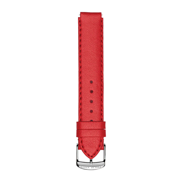 PHILIP STEIN Signature Red Apple-peel Strap Size 1