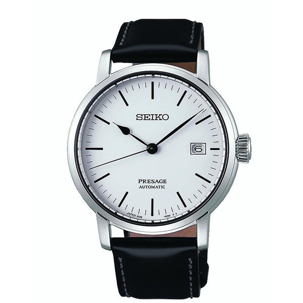 SEIKO Men's Presage Automatic Watch with Enamel Dial