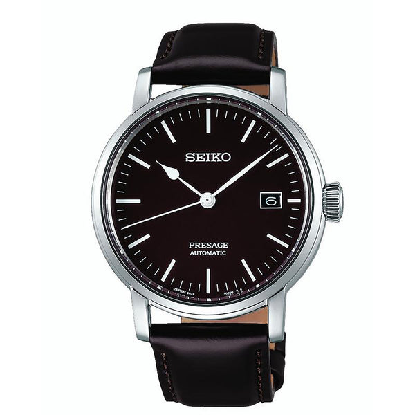 SEIKO Men's Presage Automatic Watch with Enamel Dial