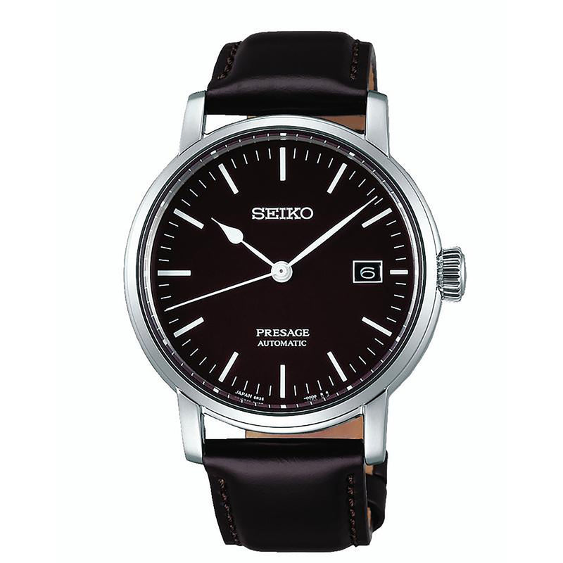 SEIKO Men's Presage Automatic Watch with Enamel Dial