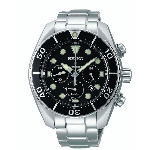 SEIKO Men's Prospex 200 meter Solar Powered Divers