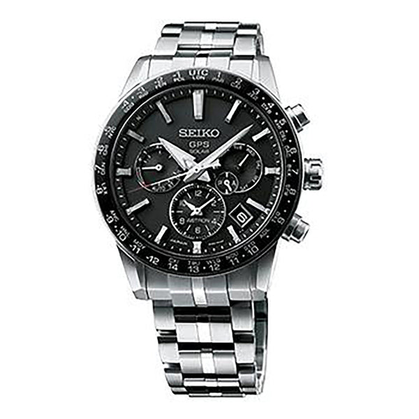 SEIKO Men's Astron GPS Solar Dual Time