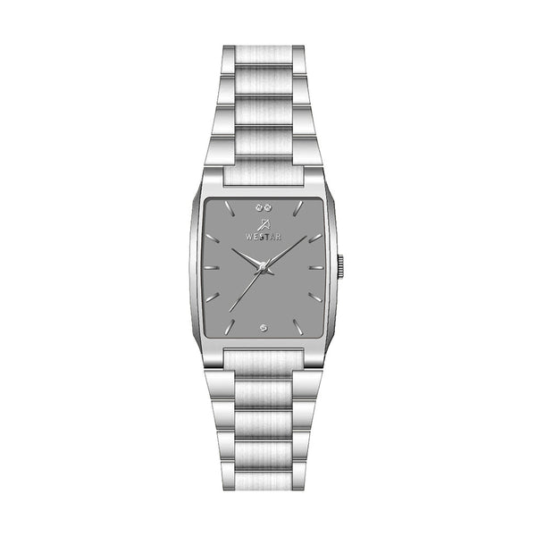 Westar Grey Dial Gents Executive Watch - 7704STN106