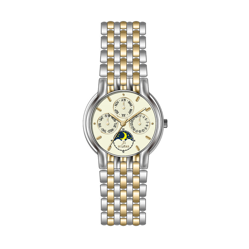 Westar Light Champagne Dial Gents Executive Watch - 8854CBN102