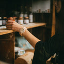 WOODWATCH WOMEN'S CORE MAPLE ROSEGOLD QUARTZ WATCH