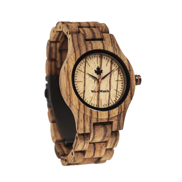 WOODWATCH WOMEN'S CORE ZEBRA PETITE QUARTZ WATCH