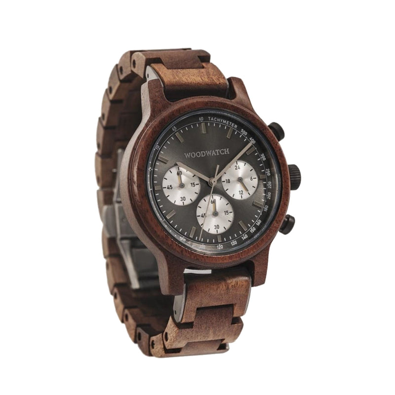 WOODWATCH MEN'S CLASSIC CHRONO SLATE QUARTZ WATCH