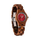 WOODWATCH WOMEN'S FLORA POPPY QUARTZ WATCH