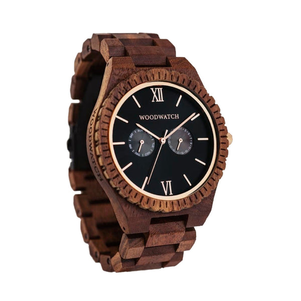 WOODWATCH MEN'S GRAND DARK ORION QUARTZ WATCH