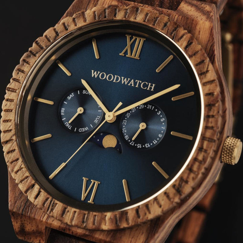 WOODWATCH MEN'S GRAND DEEP OCEAN QUARTZ WATCH