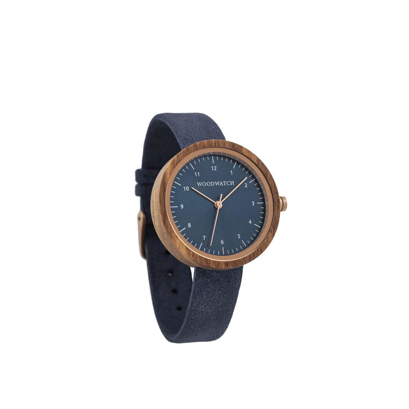 WOODWATCH WOMEN'S NORDIC MALMO NAVY QUARTZ WATCH