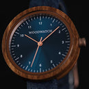 WOODWATCH WOMEN'S NORDIC MALMO NAVY QUARTZ WATCH