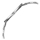 TITAN EDGE SILVER WHITE DIAL METAL STRAP WATCH 1595SM01