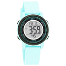 Zoop Digital Watch with Green Silicone Strap