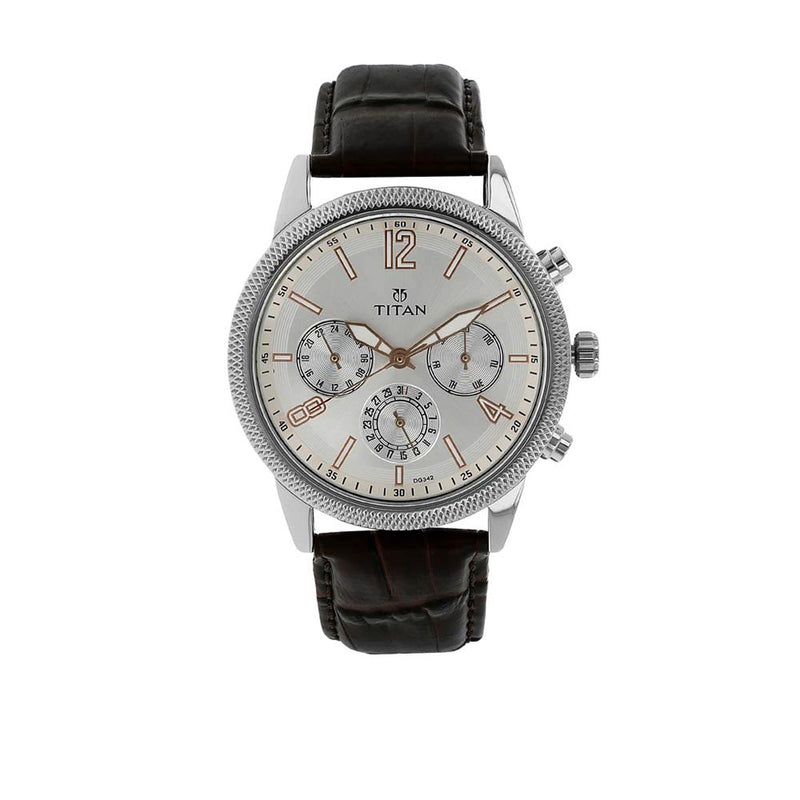 Silver Dial Multifunction