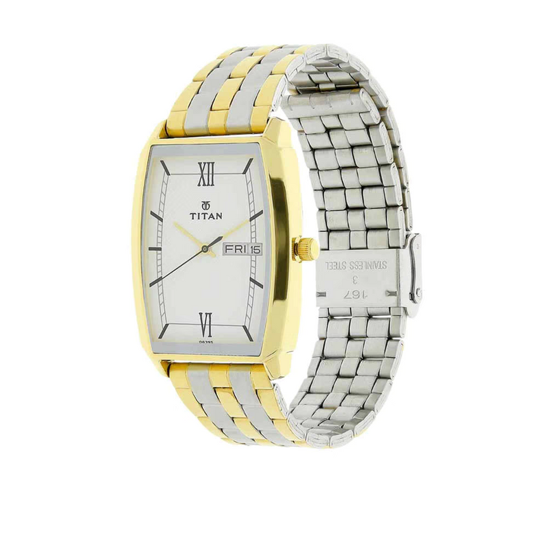 TITAN KARISHMA WHITE DIAL ANALOG WATCH FOR MEN 1737BM01