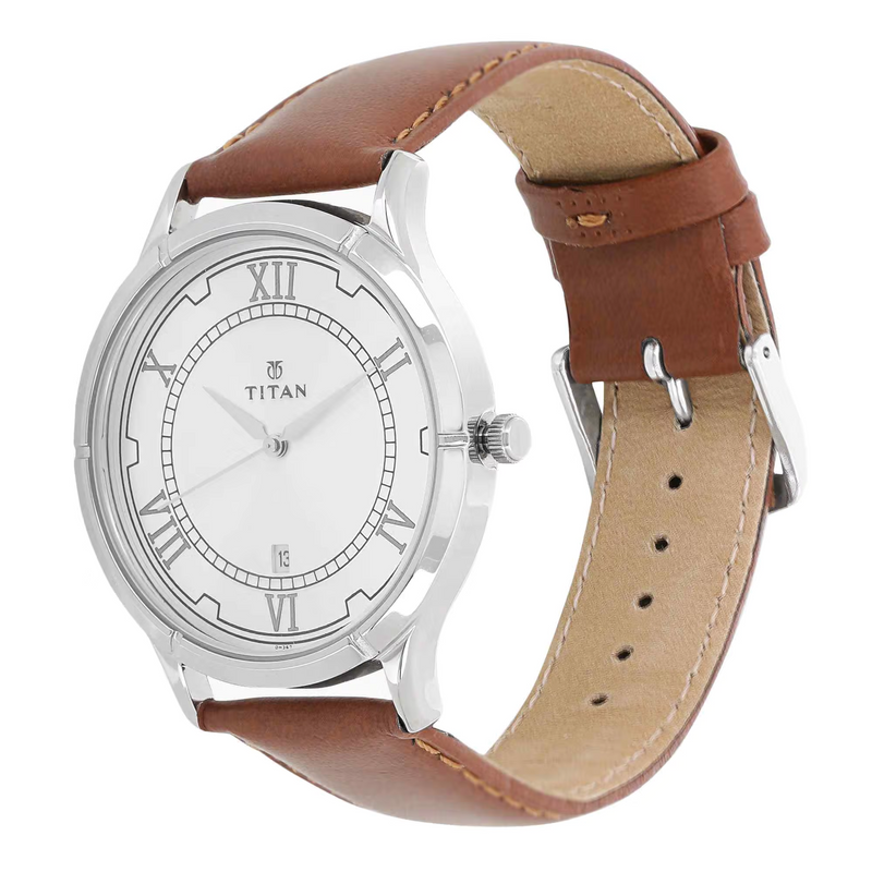 TITAN KARISHMA SILVER DIAL ANALOG WATCH FOR MEN 1775SL01