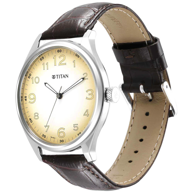 TITAN TRENDSETTERS WITH BEIGE DIAL 1802SL14