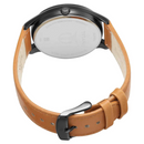 TITAN WORKWEAR WATCH WITH SILVER DIAL & LEATHER STRAP 1803NL01