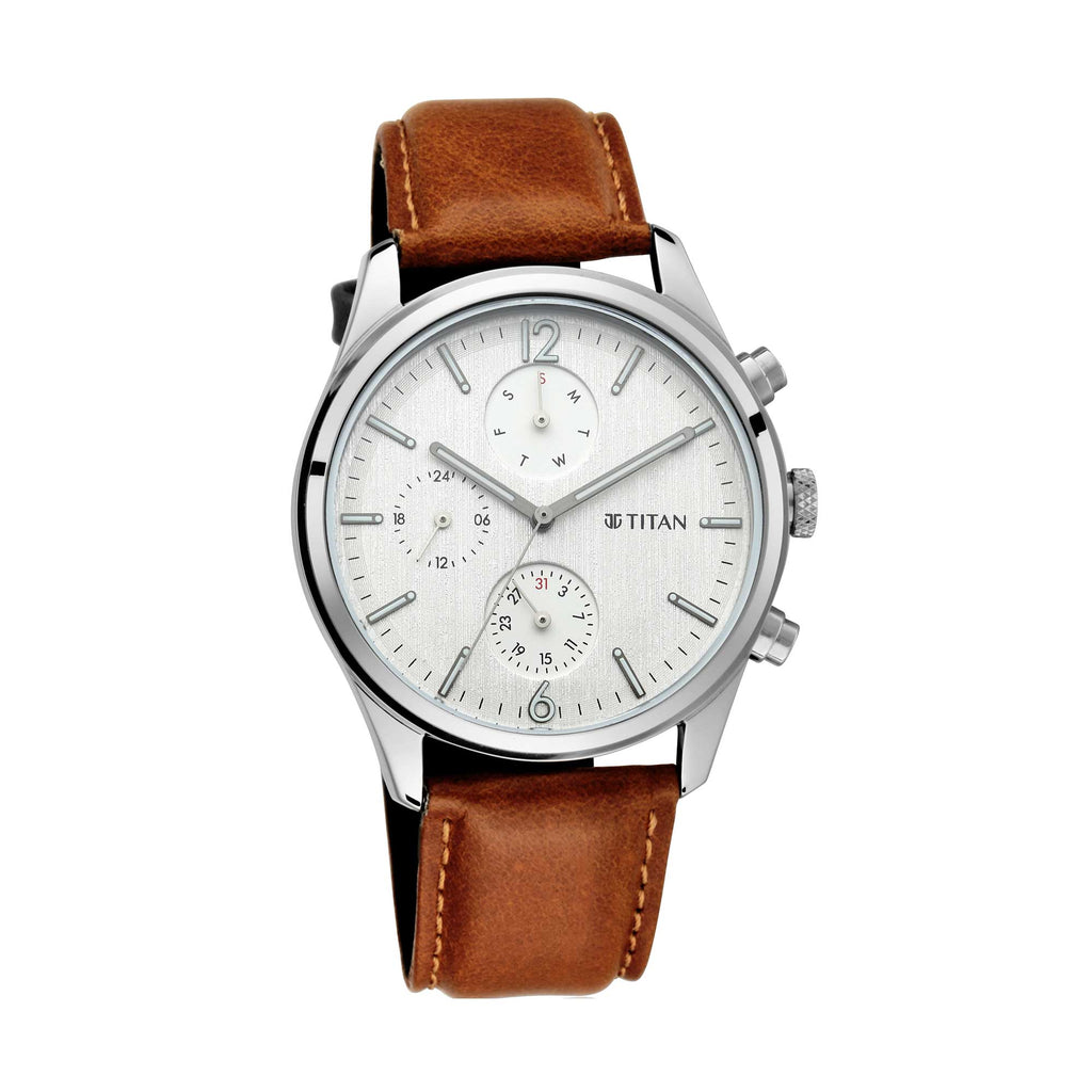 Round Titan Workwear Watch with Silver Dial Metal Strap, For Daily, Model  Name/Number: 2652SM01 at Rs 5470 in Mumbai