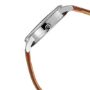 TITAN WORKWEAR WATCH WITH SILVER DIAL & LEATHER STRAP 1806SL03