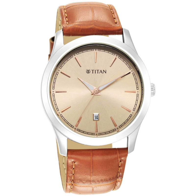 TITAN TRENDSETTERS WITH LIGHT ROSE GOLD DIAL 1823SL04