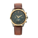 Maritime from Titan - Sea Green Chronograph Watch with Lateen sail inspired indices