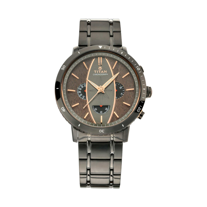 Maritime from Titan - Chronograph Watch with Tungsten bezel ring