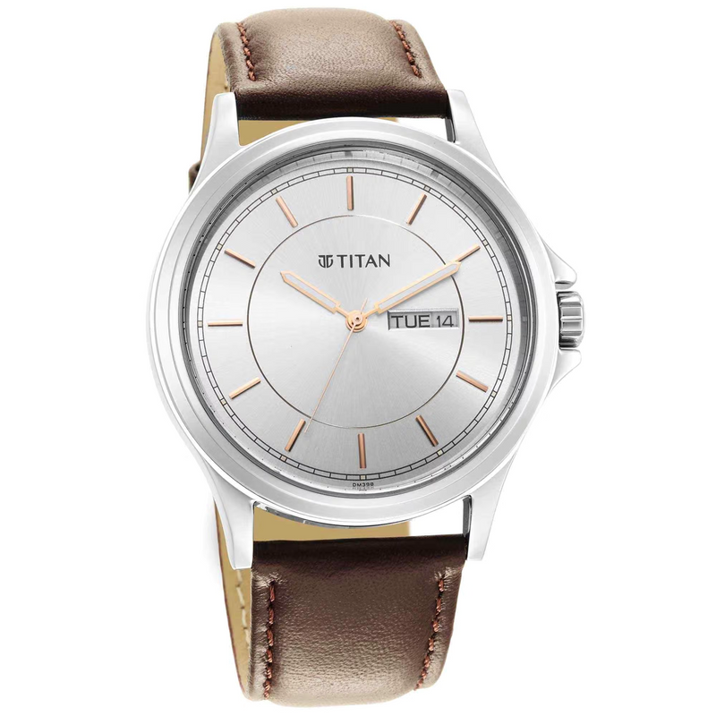 TITAN TRENDSETTERS WITH SILVER WHITE DIAL 1870SL03