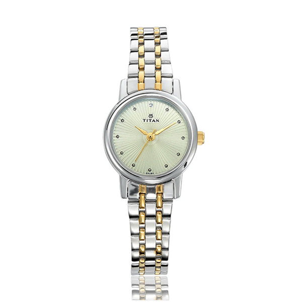 Champagne Dial Stainless Steel Strap Watch