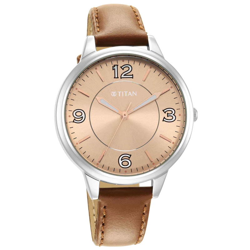 TITAN TRENDSETTERS WITH LIGHT ROSE GOLD DIAL 2617SL05