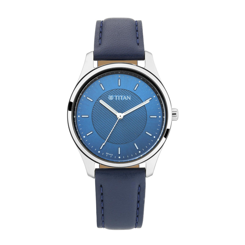 Workwear Watch from Titan with Blue Dial & Analog functionality for Women