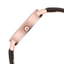 TITAN CRESCENT ANTHRACITE DIAL LEATHER STRAP WATCH 2648WL04