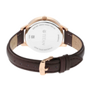 TITAN CRESCENT ANTHRACITE DIAL LEATHER STRAP WATCH 2648WL04