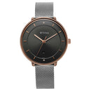 Titan Noir Anthracite Dial Metal Strap Analog Watch for Women