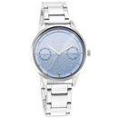 TITAN WANDER BLUE DIAL METAL STRAP WATCH 2670SM09