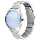 TITAN WANDER BLUE DIAL METAL STRAP WATCH 2670SM09