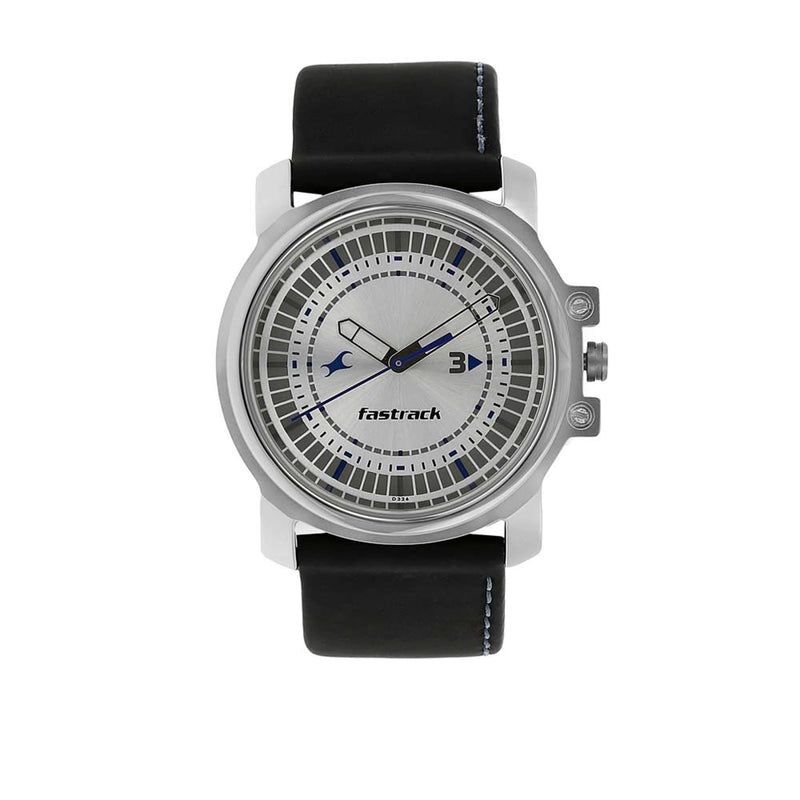 Silver Dial Analog Watch