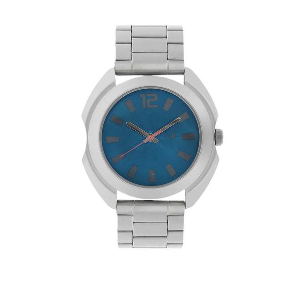 Fastrack blue 2024 analogue watch