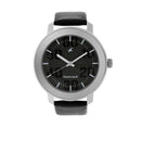 TITAN Grey Dial Leather Strap Watch